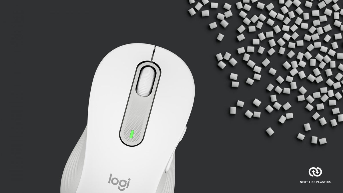 Logitech - M650 Signature - Large Wireless Mouse - White ( Left Handed ) Logitech