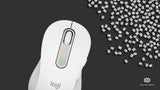 Logitech - M650 Signature - Large Wireless Mouse - White ( Left Handed ) Logitech