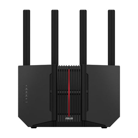 ASUS RT-BE92U – routerens front og antenner