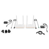 j5create – trådløs HDMI-extender, EU/UK – Sættet med strømforsyninger og kabler