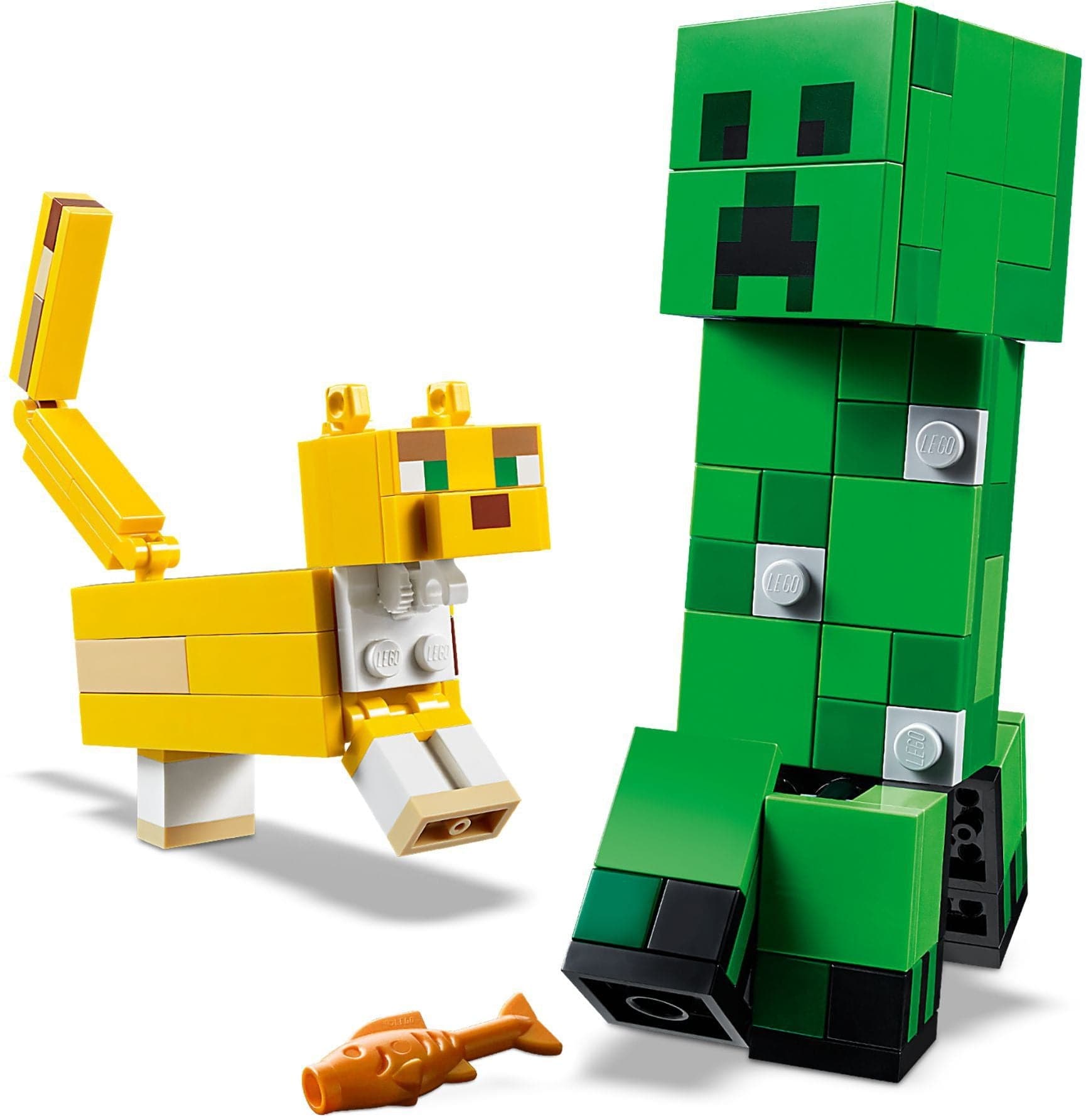 LEGO Minecraft - Large Creeper Figure And Ocelot (21156)