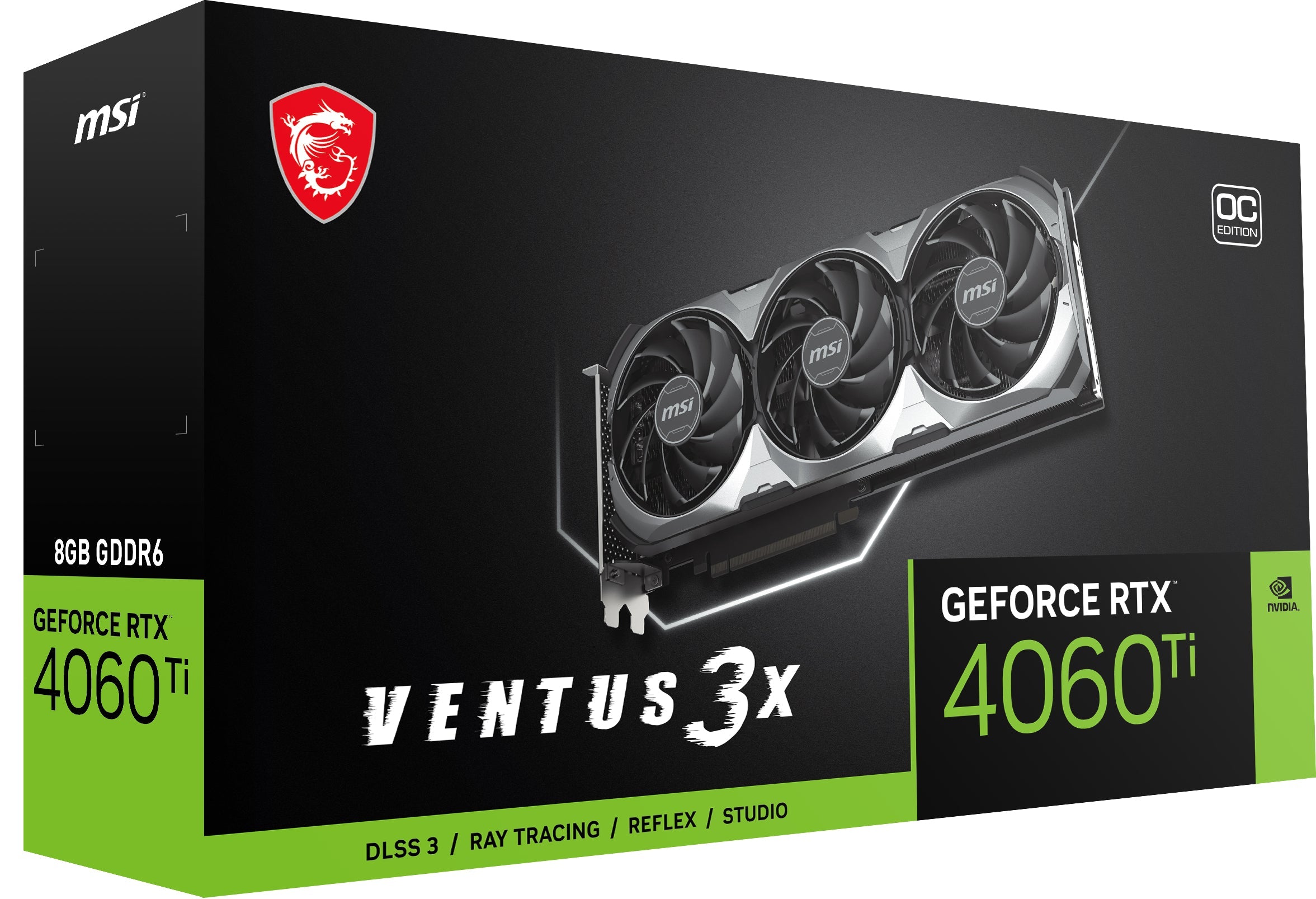 MSI GeForce RTX 4060 Ti VENTUS 3X 8G OC