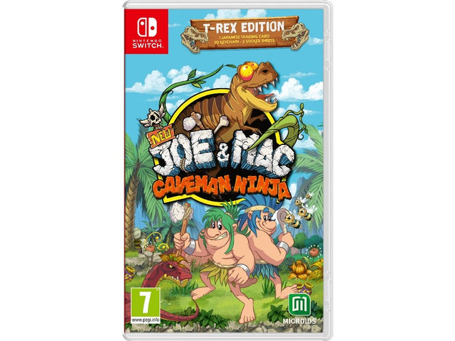 New Joe & Mac: Caveman Ninja – Limited Edition – Nintendo Switch – forside