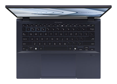 ASUS ExpertBook B5 B5404CMA-Q70103X – tastatur og arbejdsflade set ovenfra; layout på billedet er illustrativt