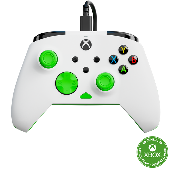 Turtle Beach Rematch Core Wired – Xbox/PC, hvid/grøn