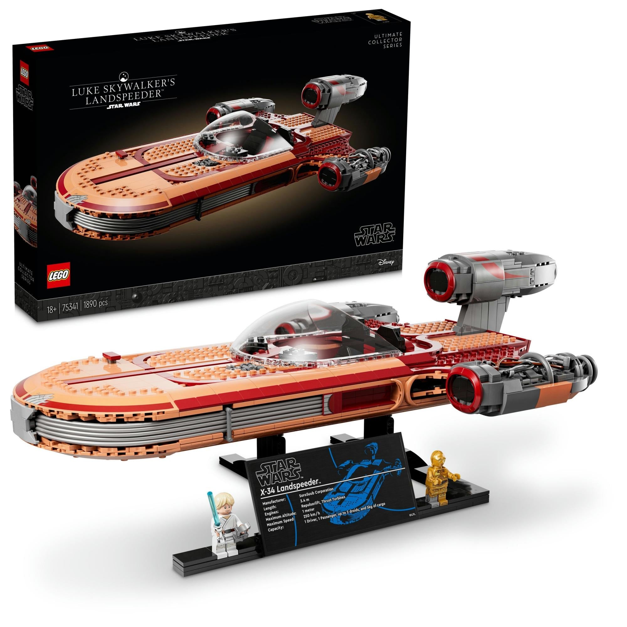 LEGO Star Wars - Luke Skywalkers Landspeeder (75341.)