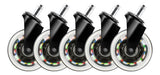 Deltaco Gaming RGB Caster Gaming Stol