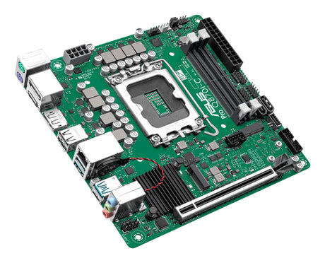 Mini-ITX-bundkortets sokkel og tilslutninger
