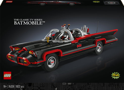 LEGO DC 76328 – Batman: Batmobil fra 1960'ernes tv-serie – æskens forside