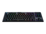 Logitech G915 TKL Tenkeyless LIGHTSPEED Wireless RGB Mekaniskt Speltangentbord Mekaniskt LIGHTSYNC Wireless Nordic