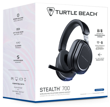 Turtle Beach Stealth 700 Gen 3 – PlayStation-headset, sort – Emballage fra siden