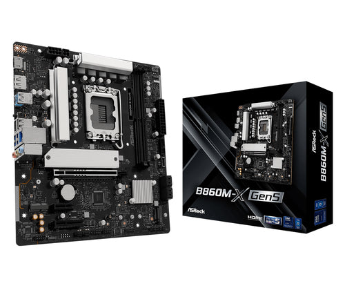 ASRock B860M-X Gen5 bundkort - produktbillede 1