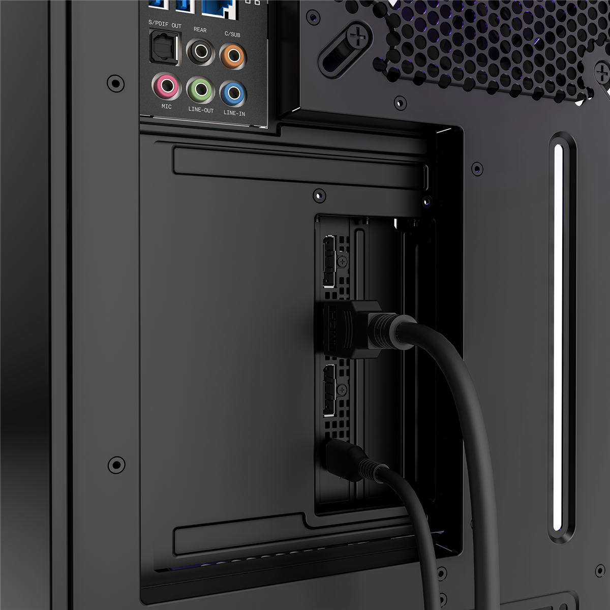 NZXT H7 Series GPU Bracket Kit Svart