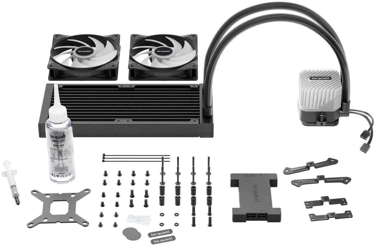 Var Tyst! Light Loop 240 Mm ARGB Vattenkylare