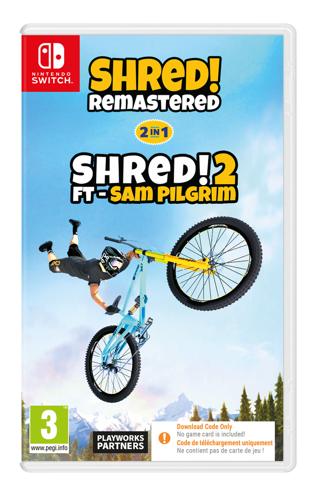 Shred! Remastered & Shred! 2 Ft. Sam Pilgrim (Code in Box) – emballage