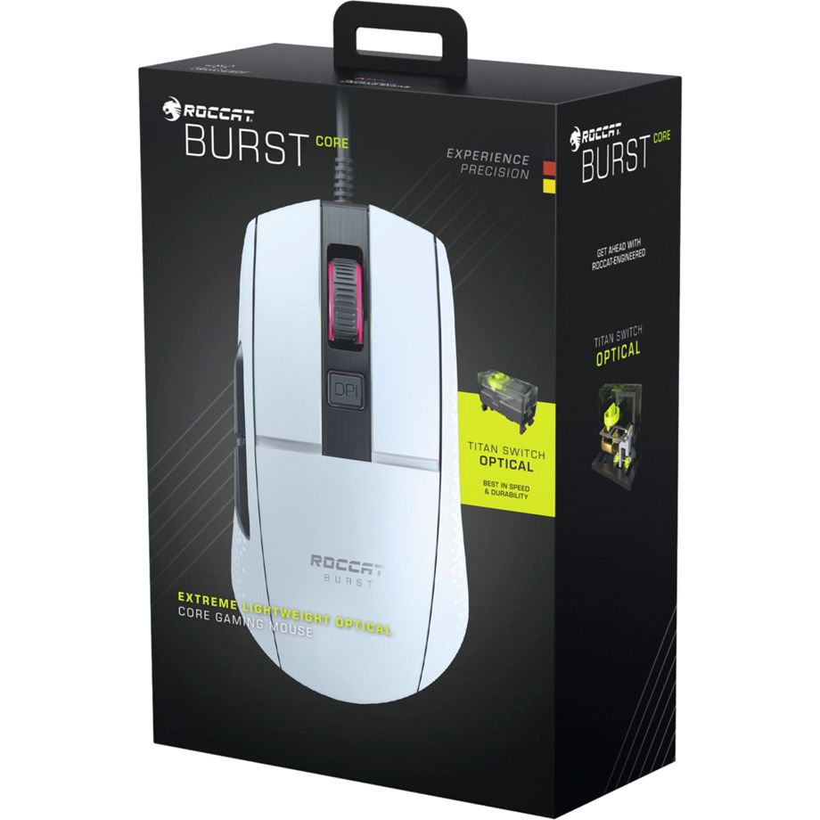 Roccat Burst Core Vit RGB Gaming Mus
