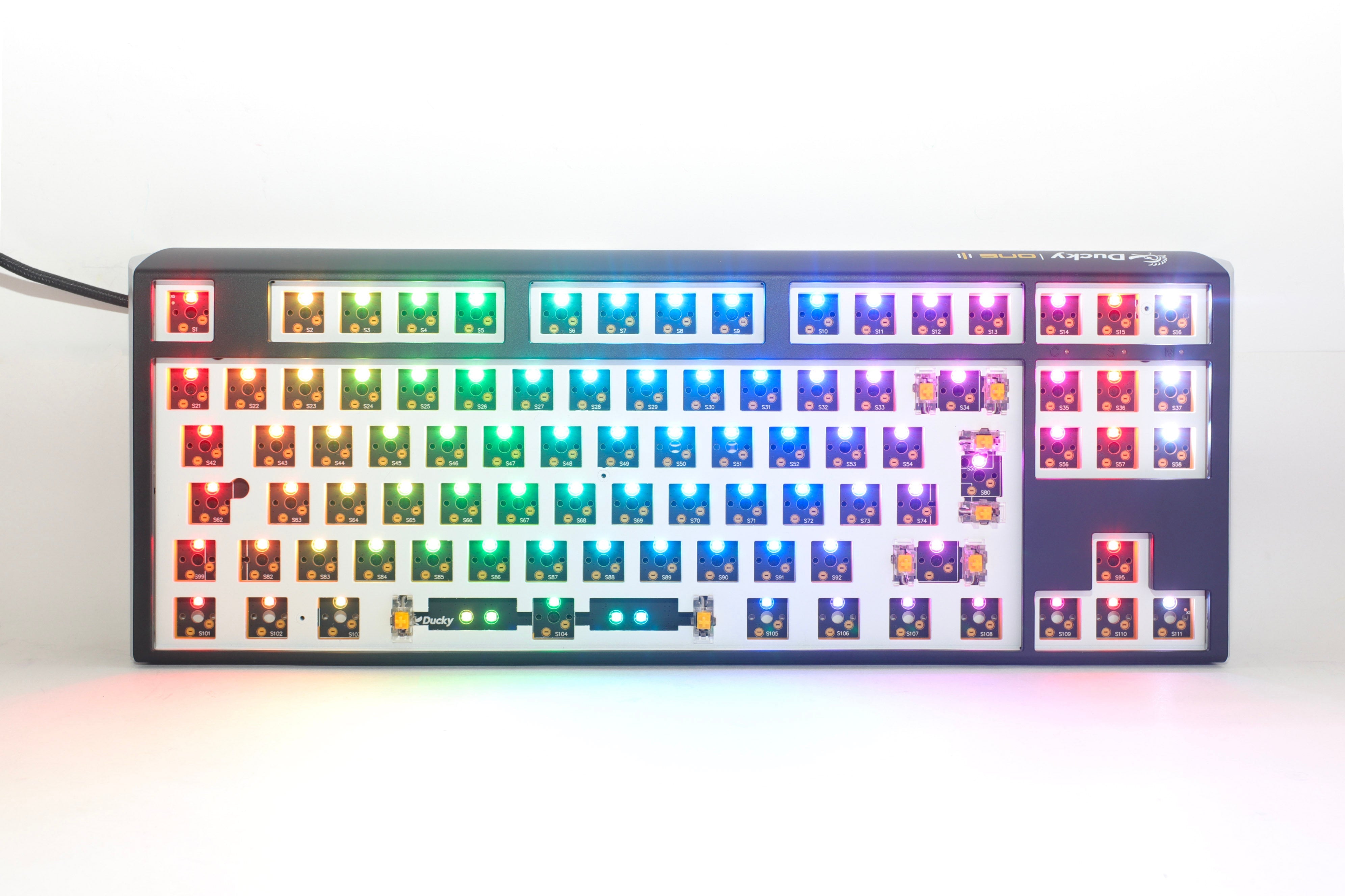 Ducky One 3 - Hot Swap ISO Barebone Black - TKL - RGB - Utan Switchar/knappsatser