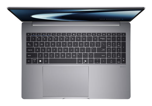 ASUS ExpertBook P3 PM3606CKA-MB0197X Copilot+ PC – taster og arbejdsflade set ovenfra