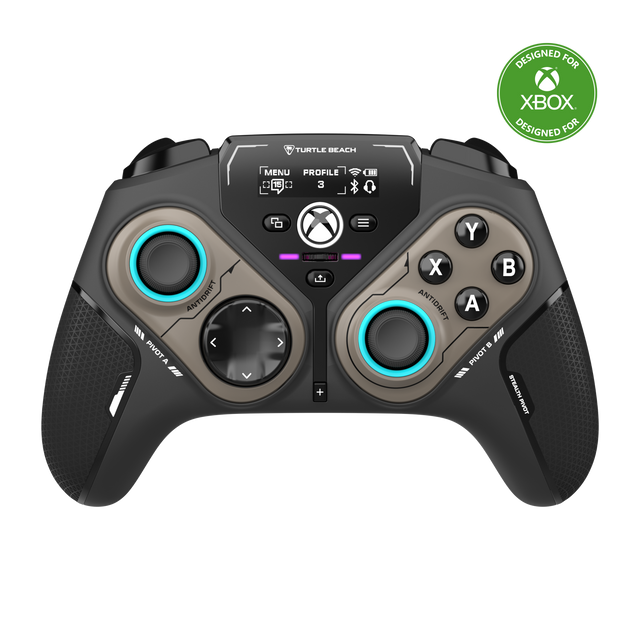 Turtle Beach Stealth Pivot – Controller til PC og Xbox – Sort – controller med display og analoge pinde