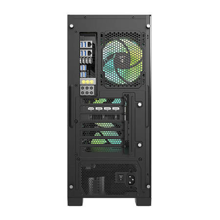 Darkflash DK361 Datorfodral + 4 Fläktar (svart)