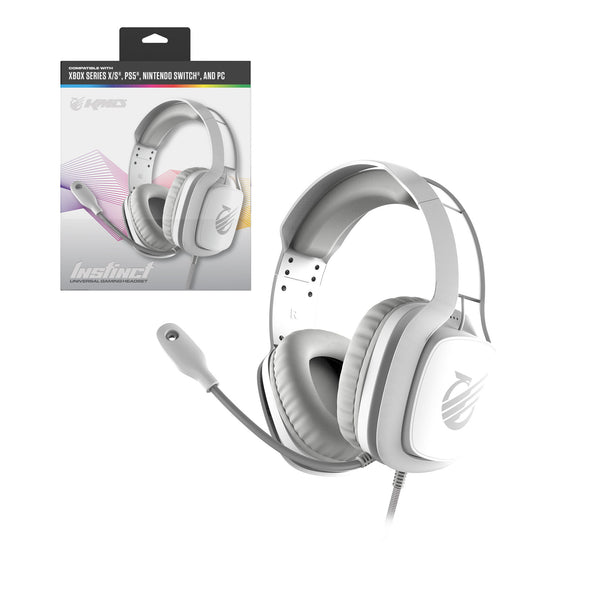 KMD Instinct Universal gamingheadset – hvid