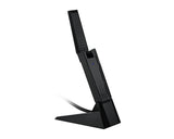 MSI AXE5400 adapteren placeret i holder