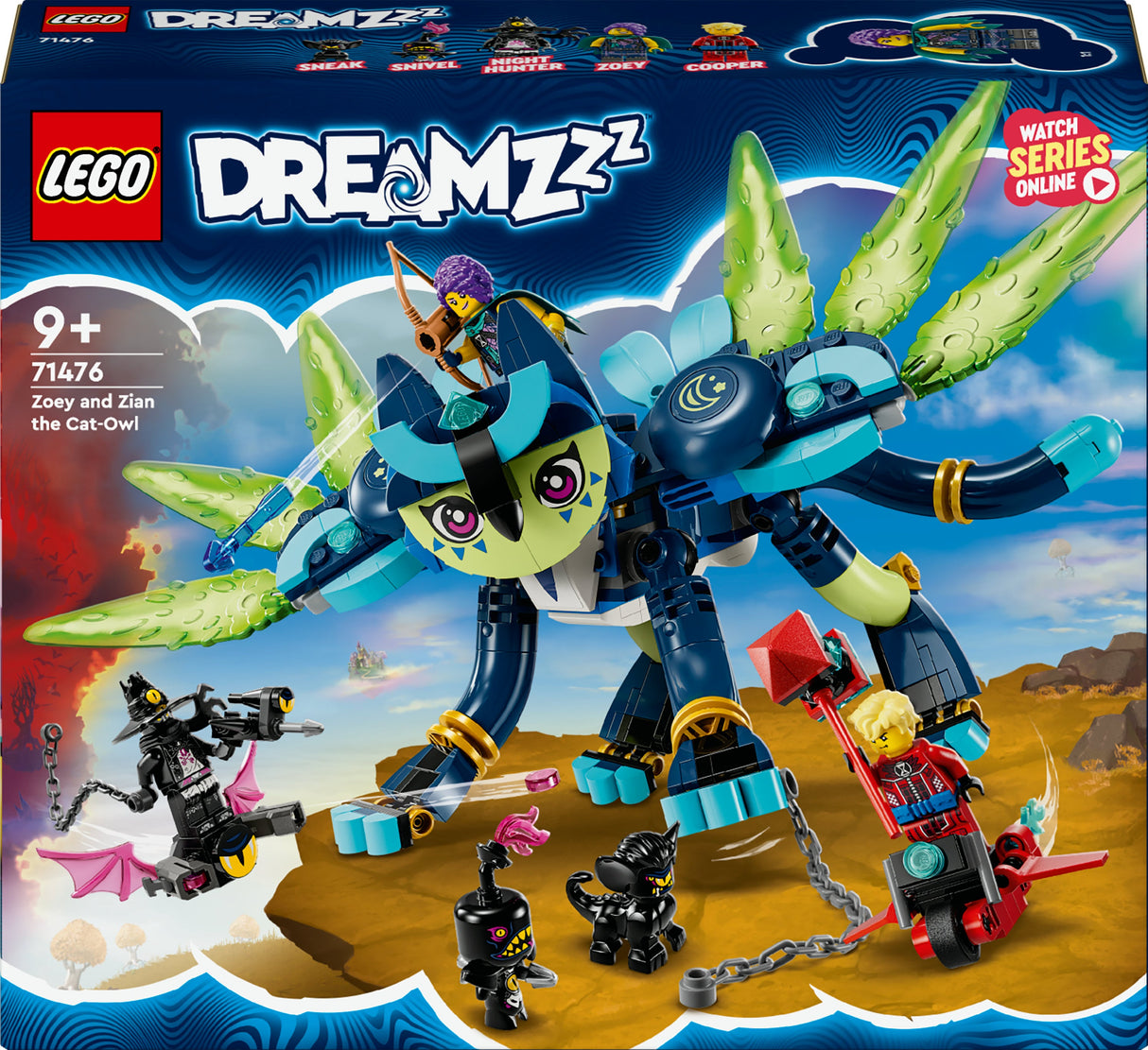LEGO 71476 DREAMZzz Zoey Och Zian Cat Tugglan, Byggleksaksväska