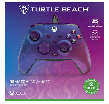 Turtle Beach Rematch Advanced Wired – Xbox/PC – Purple Fade – emballagens front
