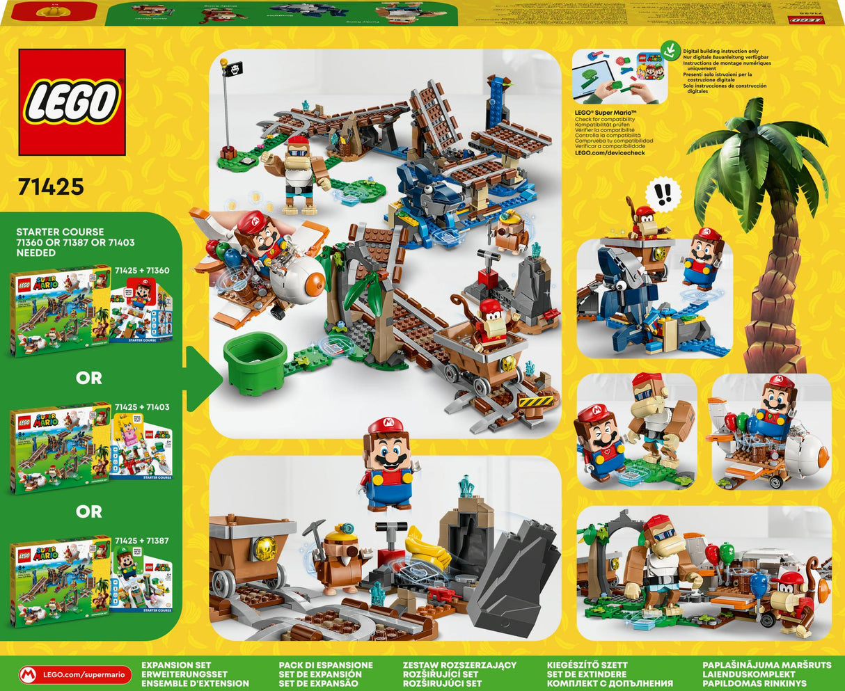 LEGO Super Mario - Diddy Kong&#039;s Mine Cart Ride Expansion Set (71425)