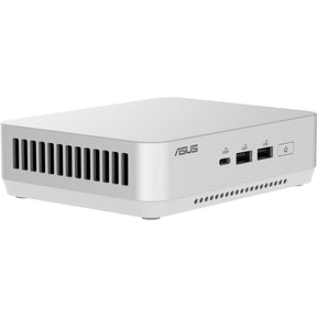 Sølvfarvet ASUS NUC 14 Pro+ set skråt forfra