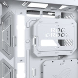ASUS ROG CRONOX GR801 CURVE TG ARGB WHITE – nærbillede af produktets detaljer (vinkel 4)