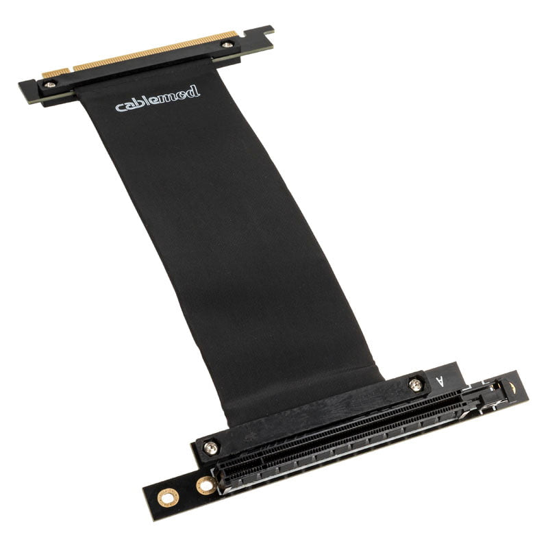 CableMod Vertikal PCI-e Bracket - HDMI + DisplayPort - SVART