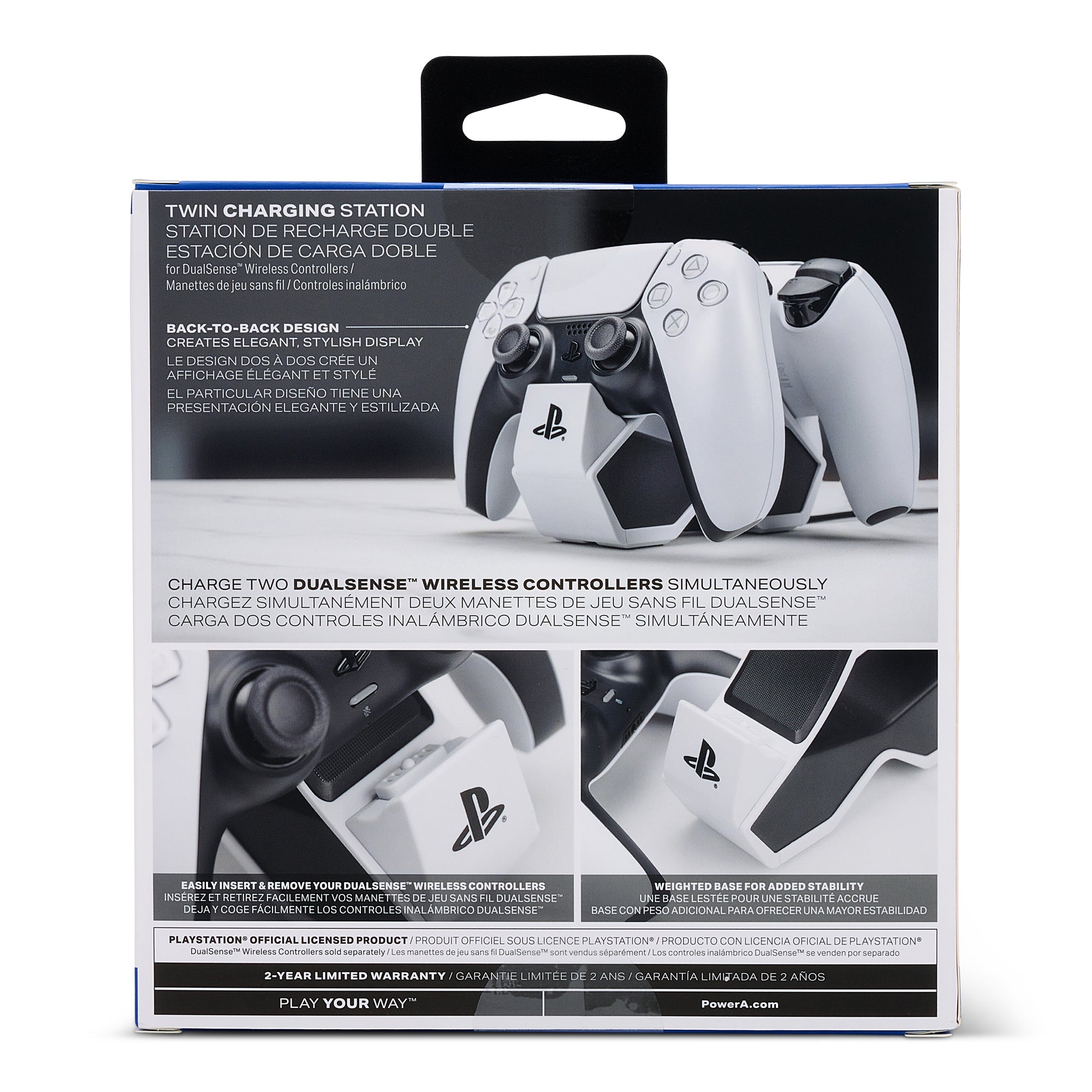 PowerA Twin Charging Station För Playstation 5 Dualsense Controller