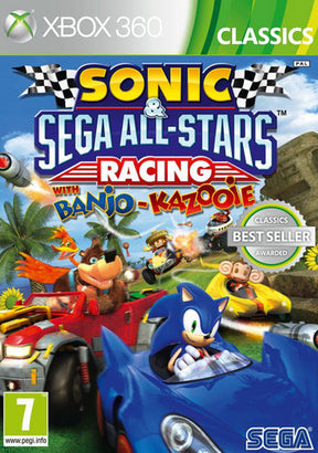 Sonic & SEGA All-Stars Racing med Banjo & Kazooie – Classics – Xbox 360 – spillets forside