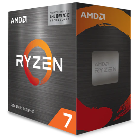 AMD CPU Ryzen 7 5700X3D 3GHz 8 Kärnor Socket AM4 WOF - Med Kylare