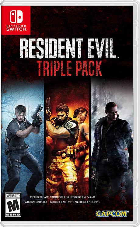Resident Evil Triple Pack Nintendo Switch Import – Amerikansk importemballage