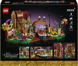 LEGO Ideas 21360 – Willy Wonka og chokoladefabrikken – æskens bagside
