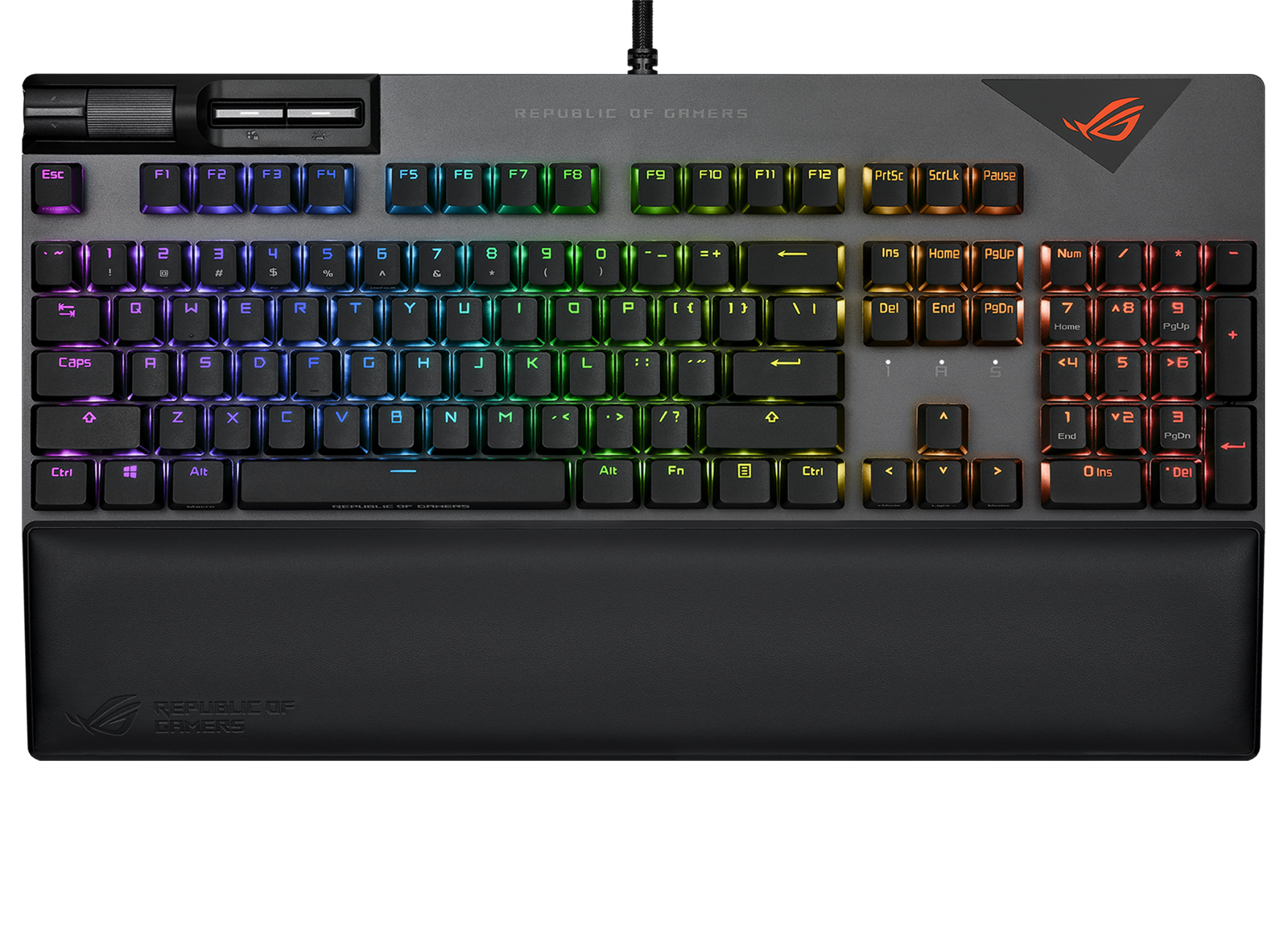 ASUS ROG Strix FLARE II PBT-speltangentbord (NX Red Switches)