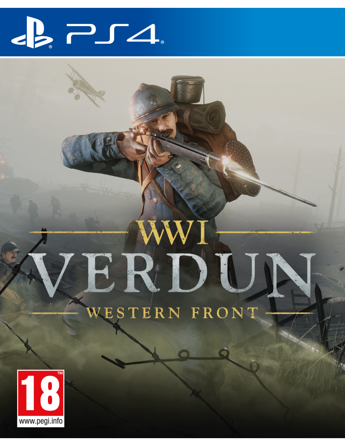 WWI Verdun: Western Front – PlayStation 4 – spilomslag