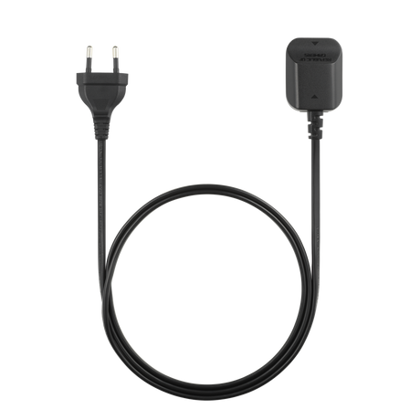ASUS ROG LPR01 sort strømkabel i EU-udgaven med tobenet stik og ROG-opladeradapter