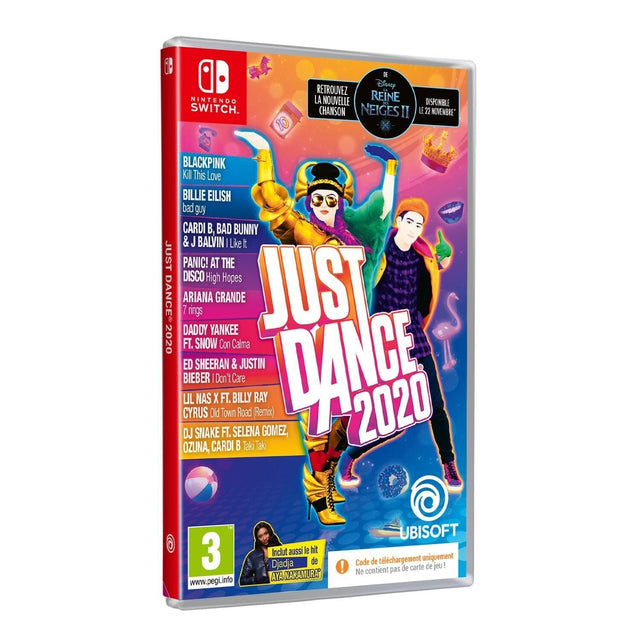 Just Dance 2020 – downloadkode – fransk emballage – Nintendo Switch – produktmotiv