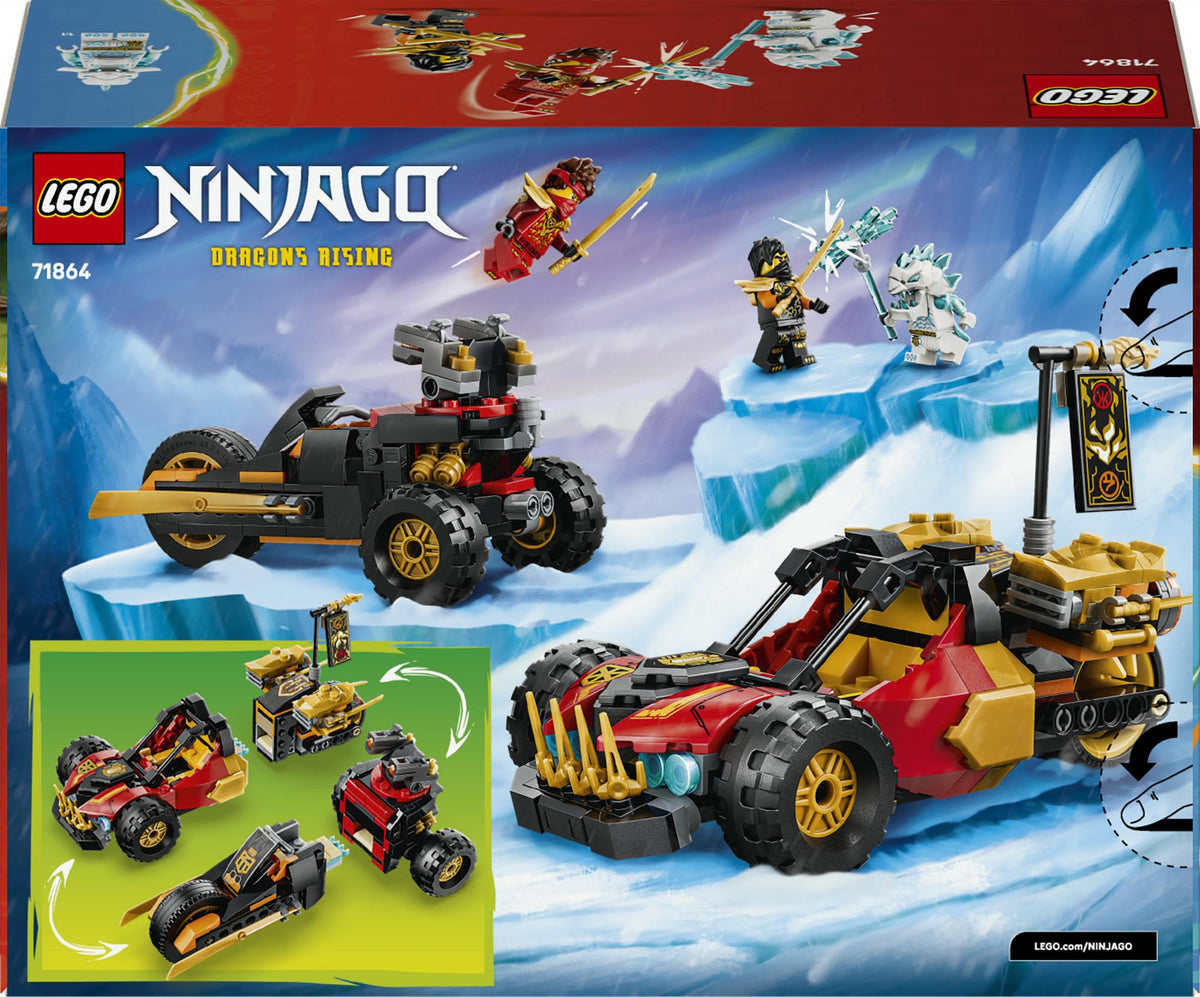 LEGO - Ninjago - Kai and Cole's Combiner Vehicles (71864) LEGO