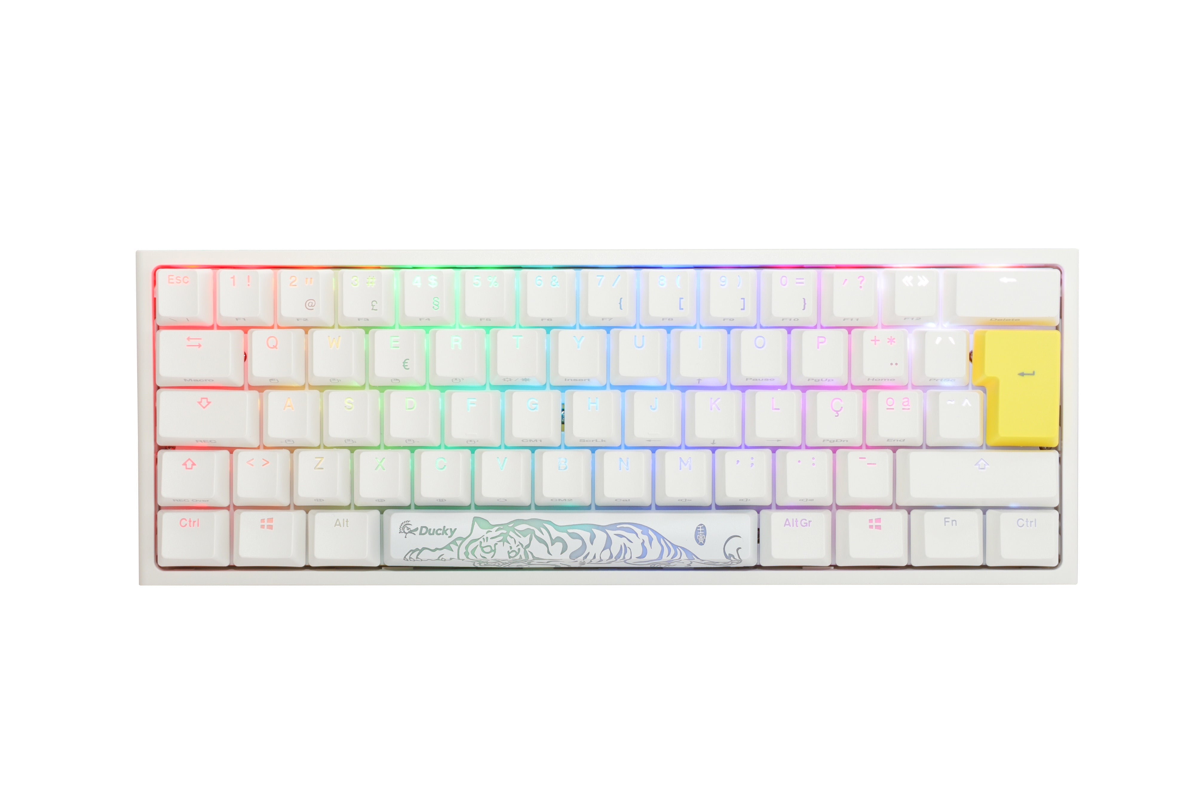 Ducky One 2 Pro - Classic Pure White Nordic - Mini 60% - Gateron Yellow