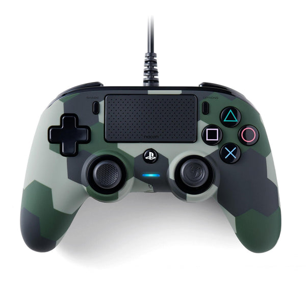 NACON Wired Compact Gamepad - Kamouflage USB-kontroll för PC och PlayStation 4
