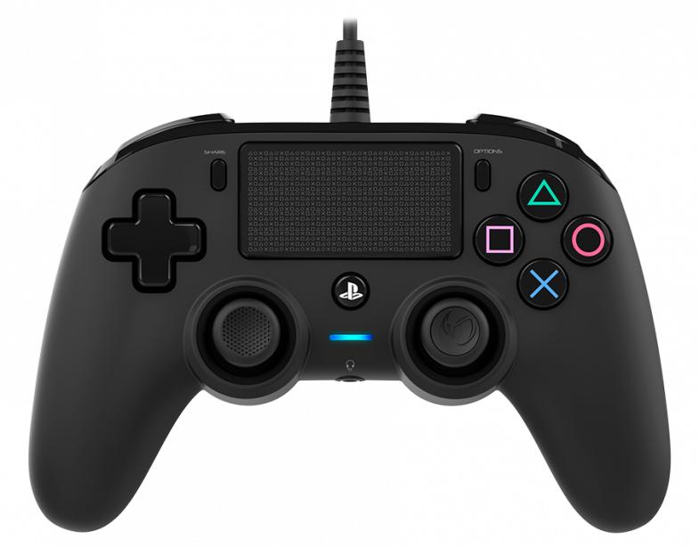 NACON Wired Compact Controller – Sort Gamepad til PS4 & PC