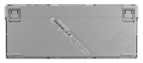 ASUS ROG AZOTH MOONLIGHT WHITE 75% Wireless DIY Custom RGB Gaming Keyboard, NX Red Switches, OLED Display, PBT ASUS