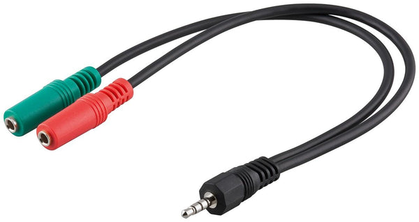 Goobay PC Computer Headset to 3.5mm ( 4 pol )