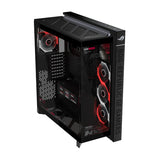 ASUS ROG CRONOX GR801 CURVE TG ARGB BLACK – set skråt forfra (vinkel 2)