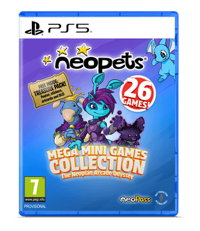 Neopets: Mega Mini Games Collection - The Neopian Arcade Odyssey  (Day 1 Edition) – PlayStation 5 – spilomslag