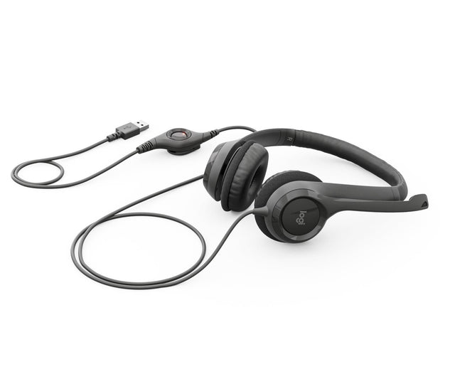 Logitech - H390 USB Headset black Logitech